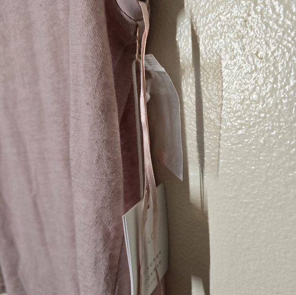 LC Lauren Conrad Purple Muscle Tee Fitted Peter Pan Collar - Picture 2 of 4